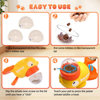 ClawFinds™ Cute Duck Treat Dispenser Toy for Pets
