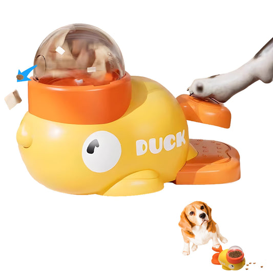 ClawFinds™ Cute Duck Treat Dispenser Toy for Pets