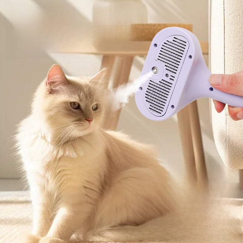 ClawFinds™ Rechargeable Pet Spray Comb for Easy Fur Removal