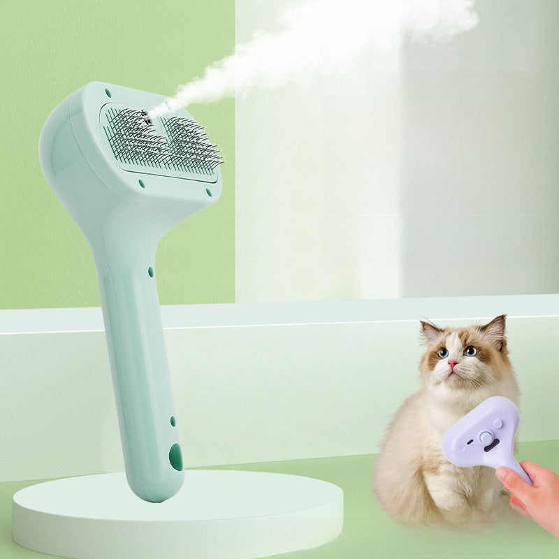 ClawFinds™ Rechargeable Pet Spray Comb for Easy Fur Removal